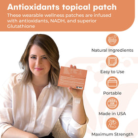 Patches NUTRI-PATCH Antioxydants, application sur la peau