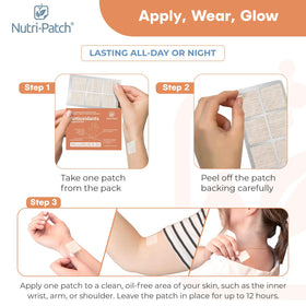 Patches NUTRI-PATCH Antioxydants, utilisation quotidienne