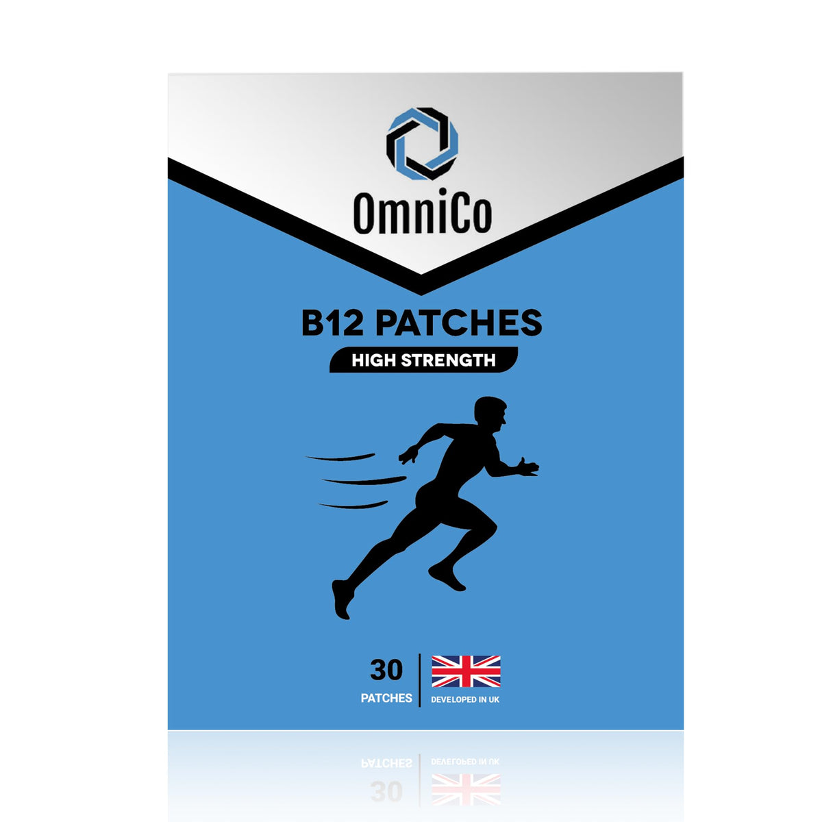Patches OmniCo B12 Énergie, emballage avant