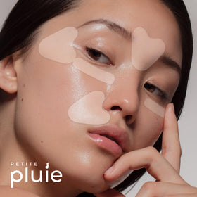 Patches PETITE PLUIE appliqués sur le visage
