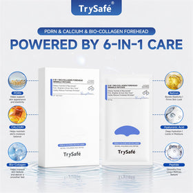 Patches TrySafe Anti-Rides Forehead, application sur le front