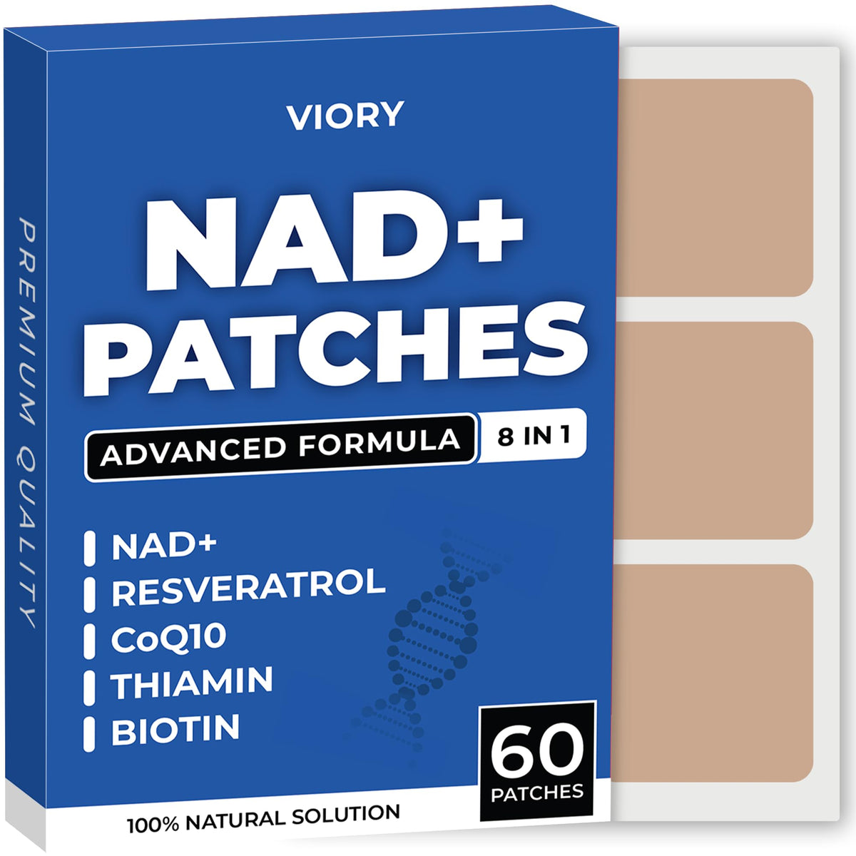 Patches VIORY NAD+ Classiques - vue de face