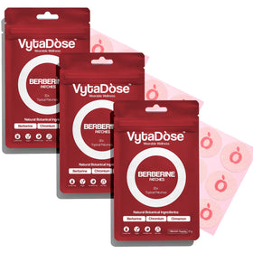 Patches Vytadose de berbérine extra fort, paquet de 30 patches