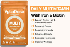 Patches Vytadose Multivitamines Femmes échantillon de patch sur main