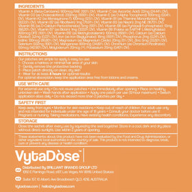 Patches Vytadose Multivitamines Femmes patch appliqué sur bras