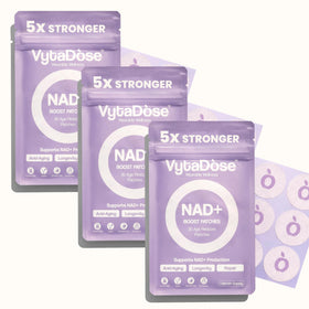 Patches Vytadose NAD+ 5X vue de face avec emballage