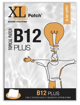 Patches XLPATCH B12 Plus dans un emballage sur fond blanc
