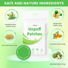 Patches Zurfoup Unpuff en vue de face