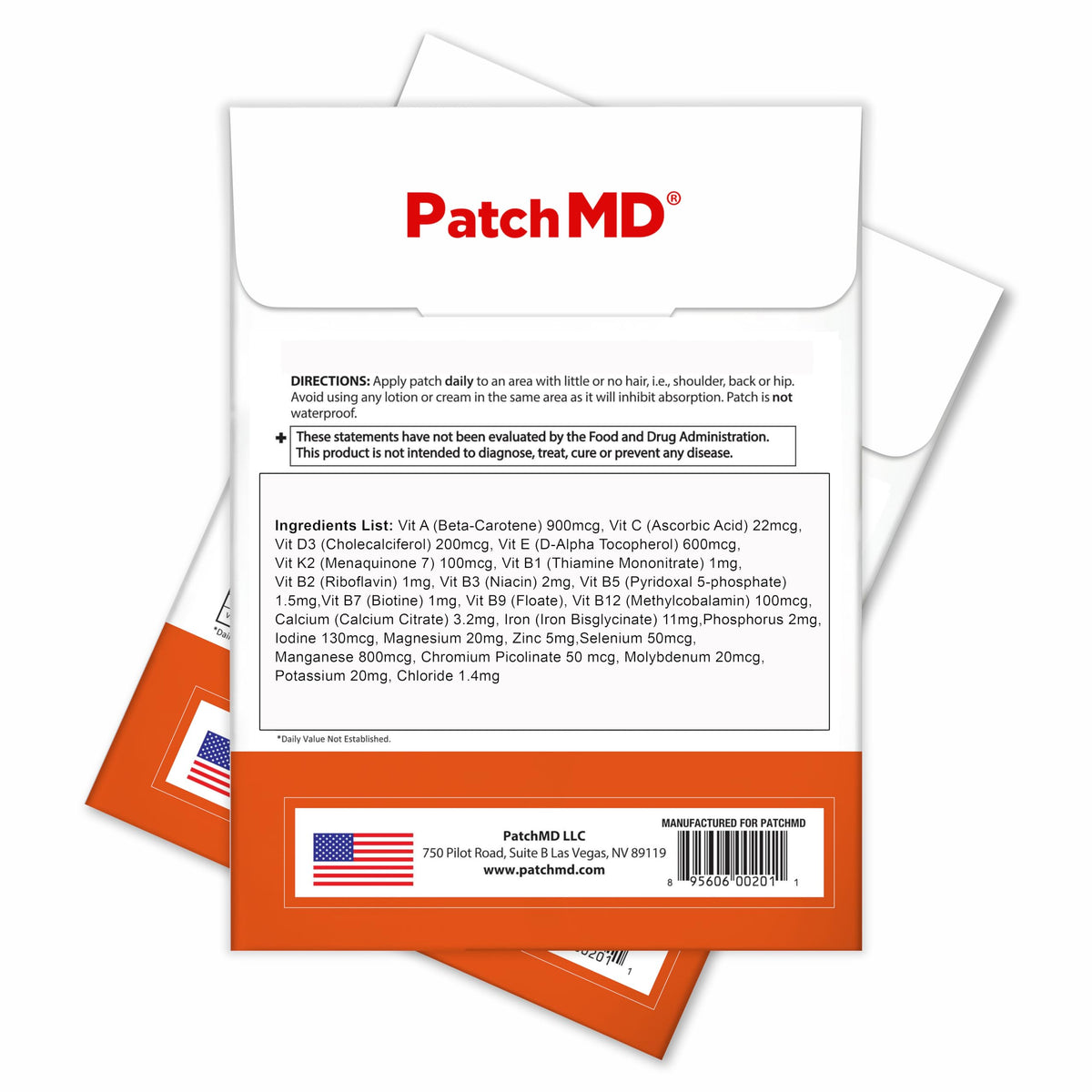 PatchMD Patch Topique Multi Plus sur peau