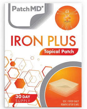 PatchMD Patches Topiques Fer vue avant, emballage