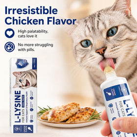 Pâte L-Lysine pour Chats Coregnosis avec goût de poulet