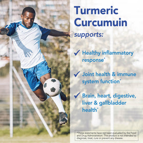 Patient One Curcuma Curcumin 1000mg 60 capsules avec un verre d'eau