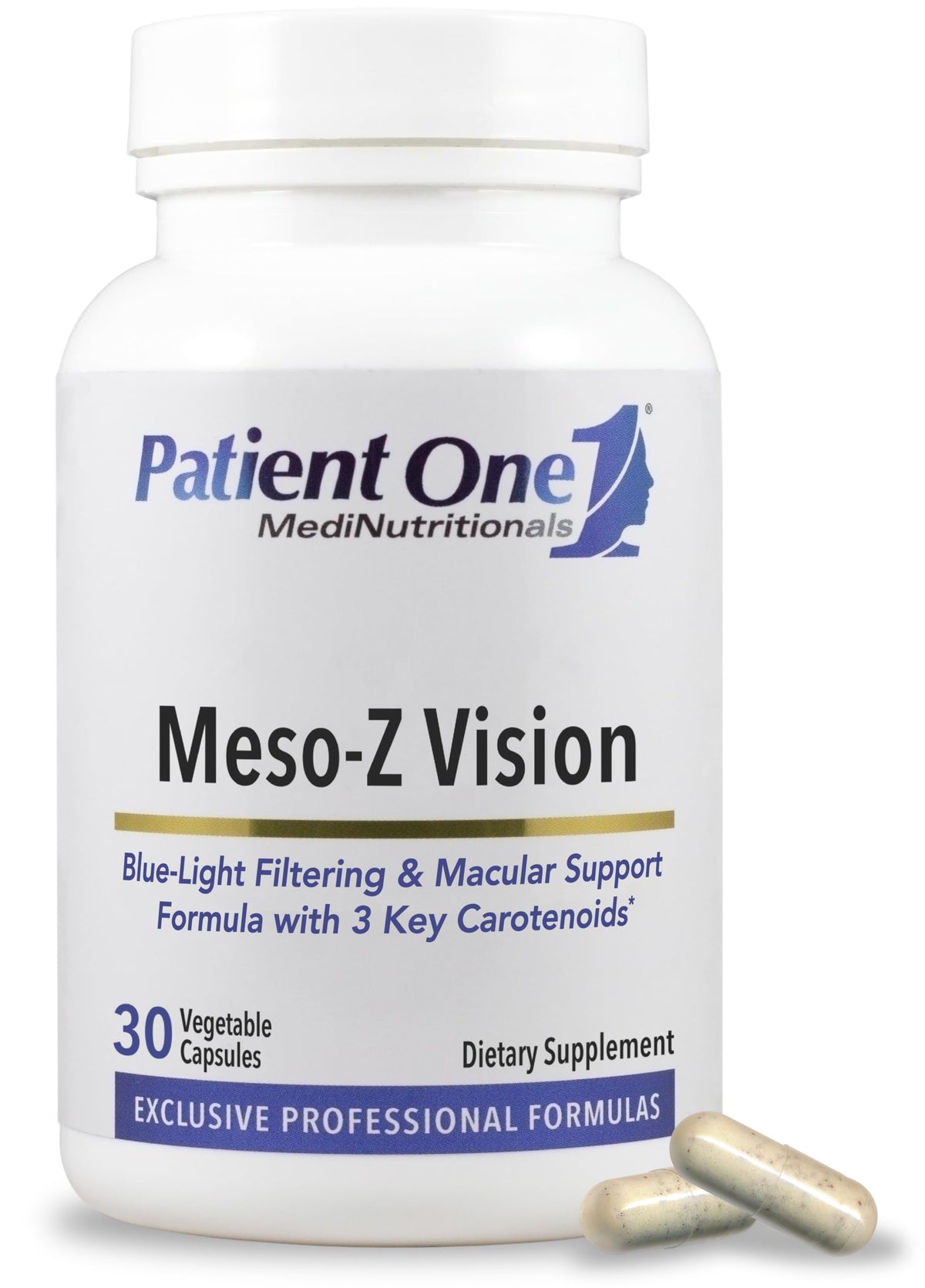 Patient One Meso-Z Vision 30 Capsules vue avant avec étiquette