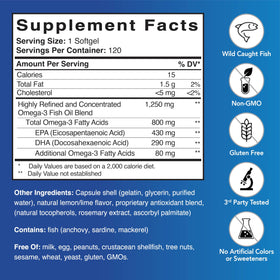 Patient One Omega-3 800 mg gélules molles emballage