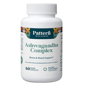 Pattern Wellness Complément Alimentaire Ashwagandha 60 Capsules Végétales vue de face