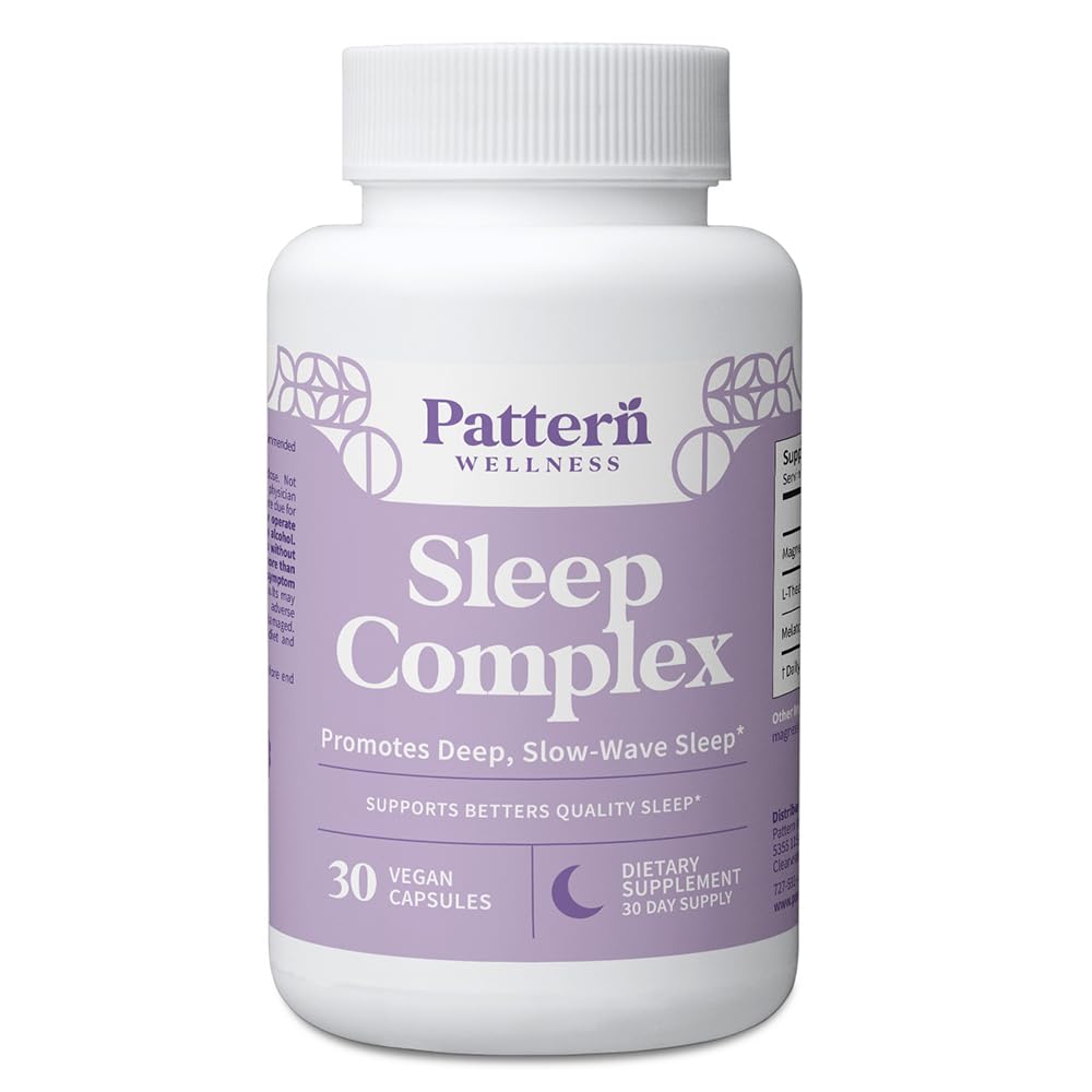 Pattern Wellness Complément Alimentaire Sommeil 30 Capsules Végétales vue de face