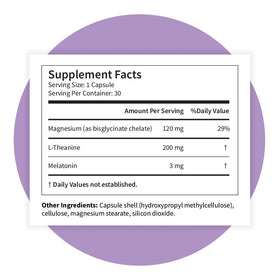 Pattern Wellness Complément Sommeil 30 Capsules Végétales avec étiquette