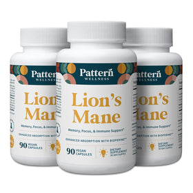 Pattern Wellness Lion's Mane champignon complément alimentaire 270 capsules végétales