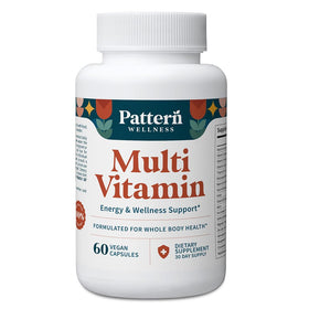 Pattern Wellness Multivitamin 60 capsules végétaliennes, vue de face