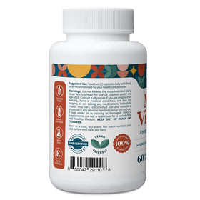 Pattern Wellness Multivitamin 60 capsules, vue arrière de l'emballage