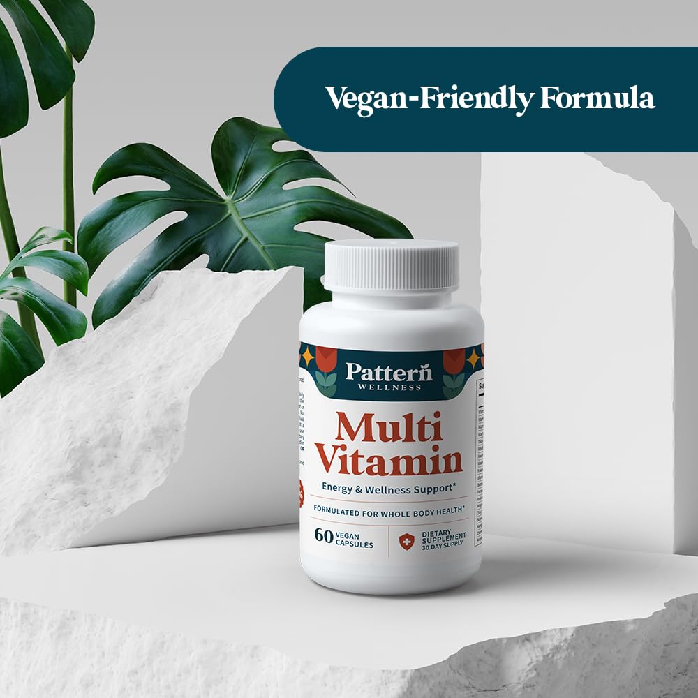 Pattern Wellness Multivitamin 60 capsules, vue en gros plan
