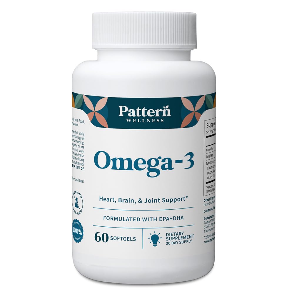 Pattern Wellness Omega 3 gélules vue avant