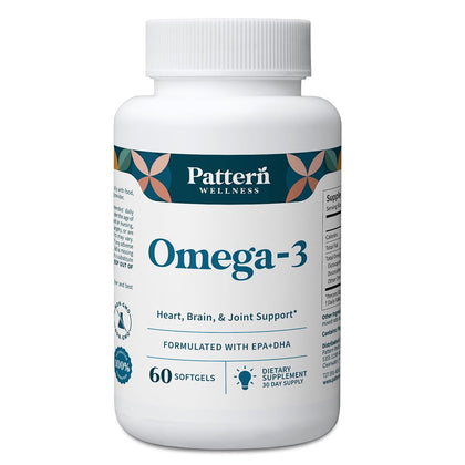Pattern Wellness Omega 3 gélules vue avant