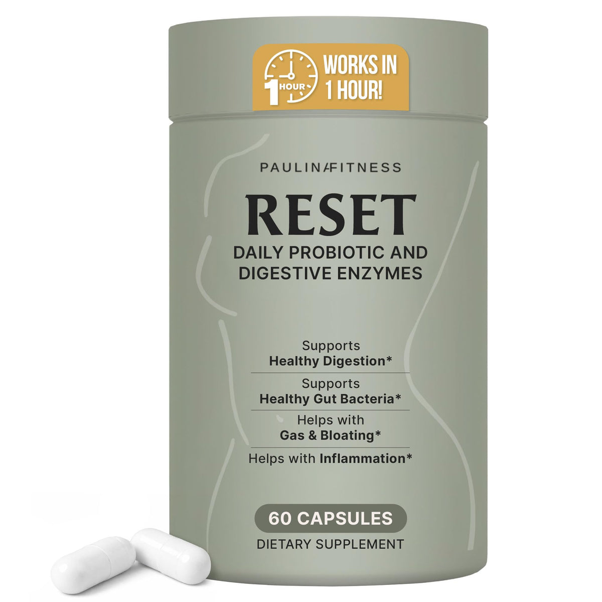 Paulina FITNESS Reset Daily Probiotic boîte vue avant