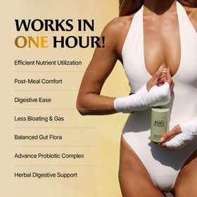 Paulina FITNESS Reset Daily Probiotic capsules sur une table