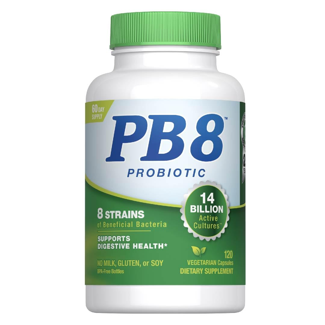 PB8 Probiotic 120 capsules végétariennes vue de face