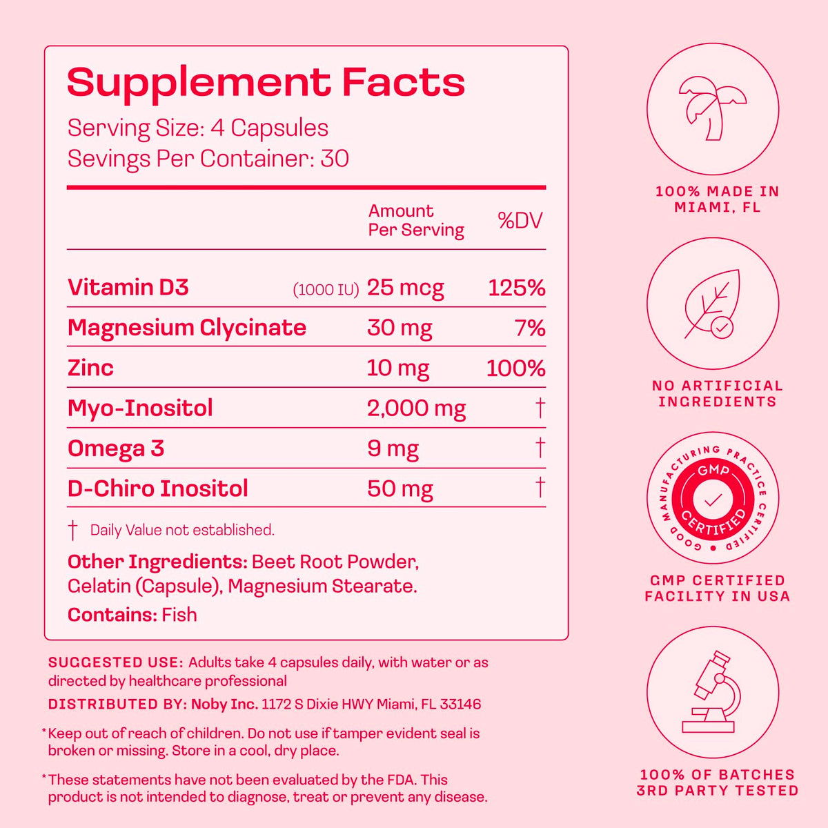 Peach Perfect Inositol 40:1 emballage en détail