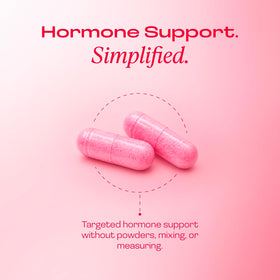 Peach Perfect Inositol 40:1 sur une table avec d'autres vitamines