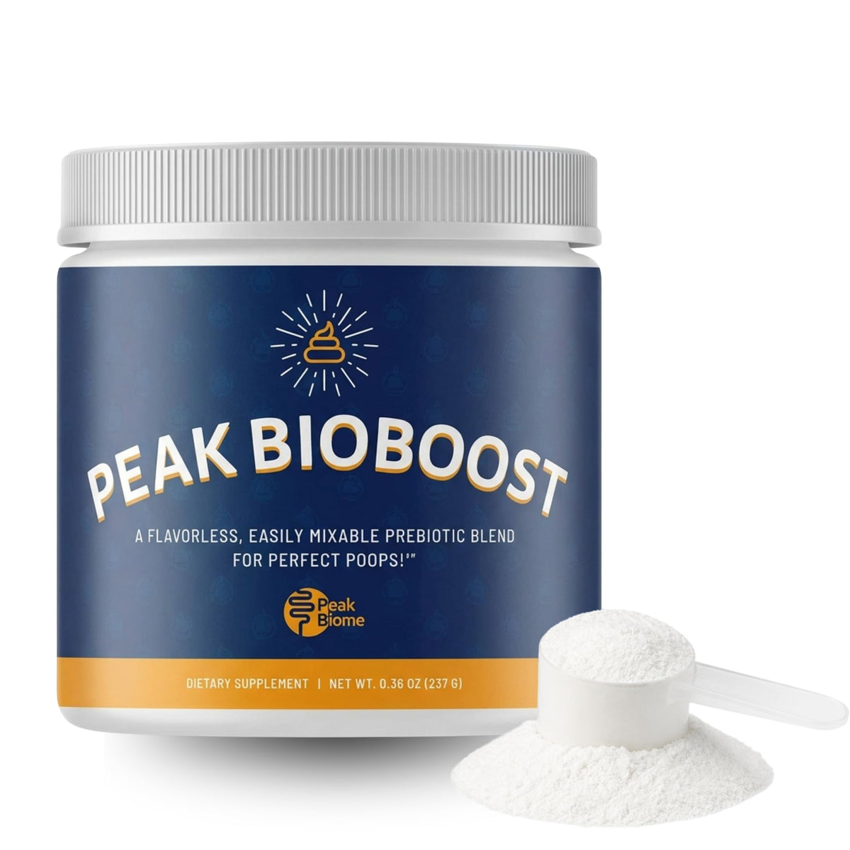 Peak Biome Peak BioBoost Complément Alimentaire Prébiotique 30 Portions - vue de face