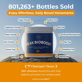 Peak Biome Peak BioBoost Complément Alimentaire Prébiotique - cuillère de poudre