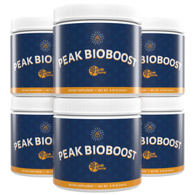 Peak Biome Peak BioBoost poudre de fibres prébiotiques, vue de face