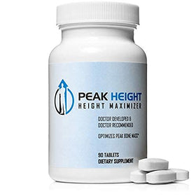 Peak Height 90 comprimés, mise en situation sur un bureau