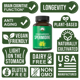 Peak Performance complément alimentaire spermidine 99% trihydrochlorure côté