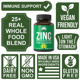 Peak Performance Complément Zinc Vegan 30mg sur fond neutre