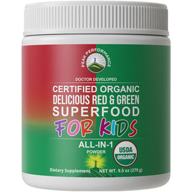 Peak Performance Poudre Superfood Enfants Greens + Reds 349g - vue avant