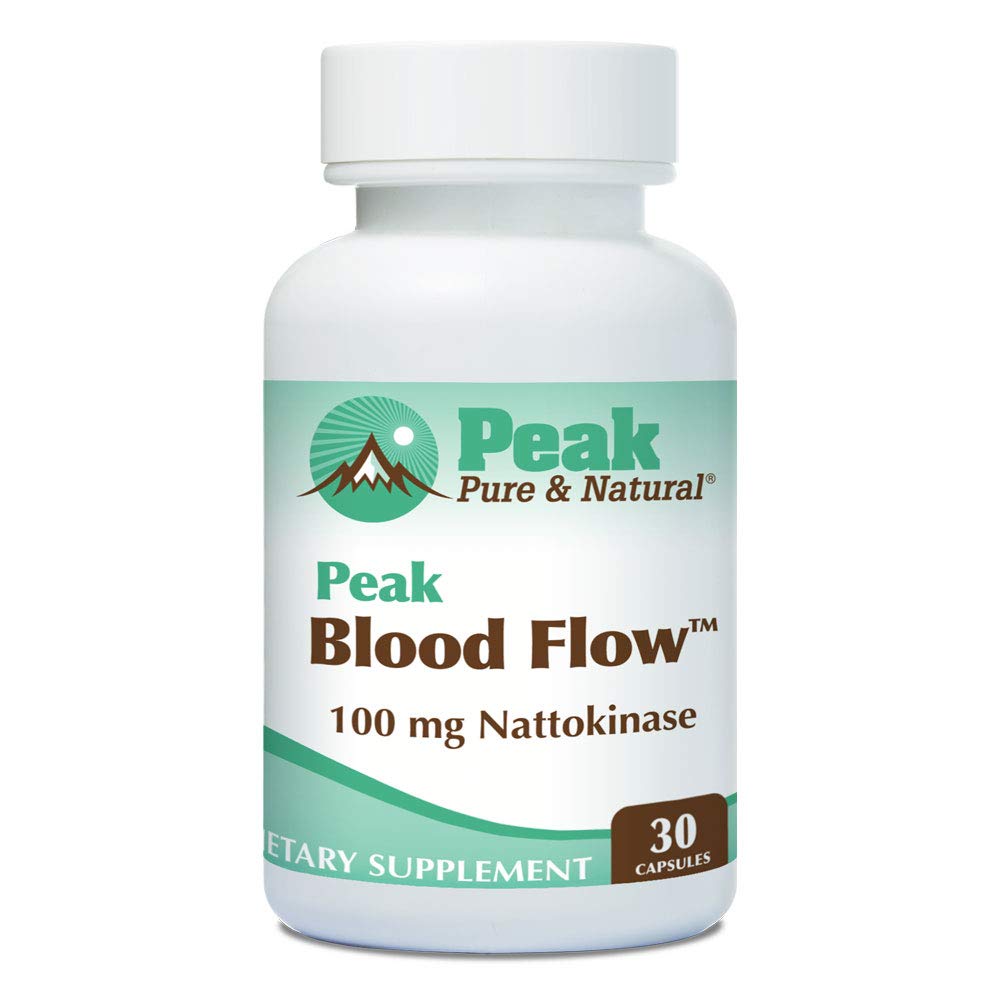 Peak Pure & Natural Nattokinase 100mg 30 capsules vue avant