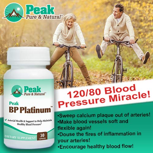 Peak Pure & Natural Peak BP Platinum sur table en bois