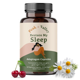Peak + Valley Complément Alimentaire Sommeil 60 Capsules vue avant