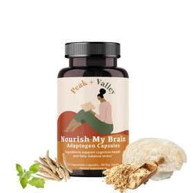 Peak + Valley Complément Nootropique 60 capsules vue avant