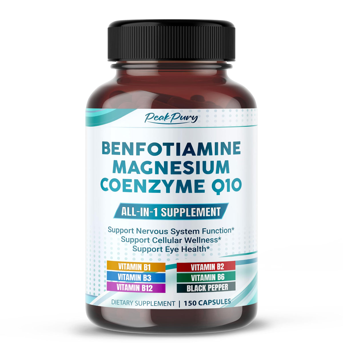 PEAKPURY Benfotiamine 150 capsules vue de face
