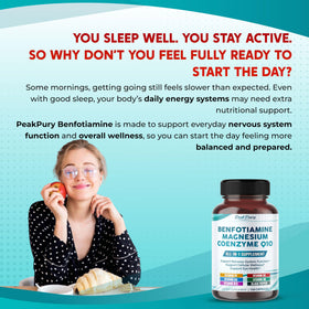 PEAKPURY Benfotiamine contenant 150 capsules