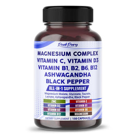 PEAKPURY Complexe de Magnésium 150 capsules vue de face