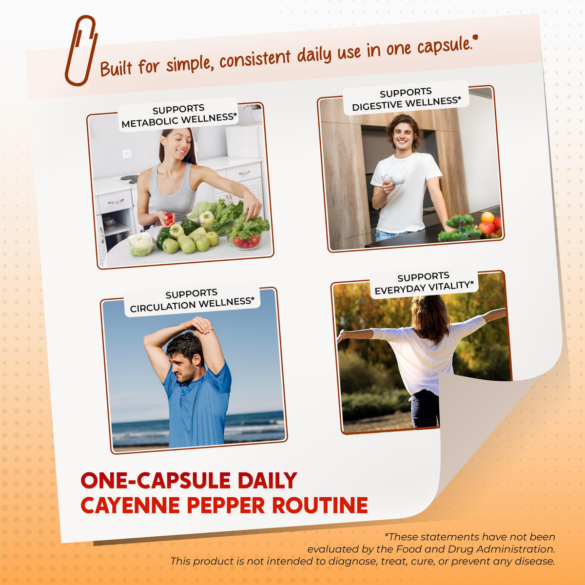 PEAKPURY Piment de Cayenne capsules sur une table