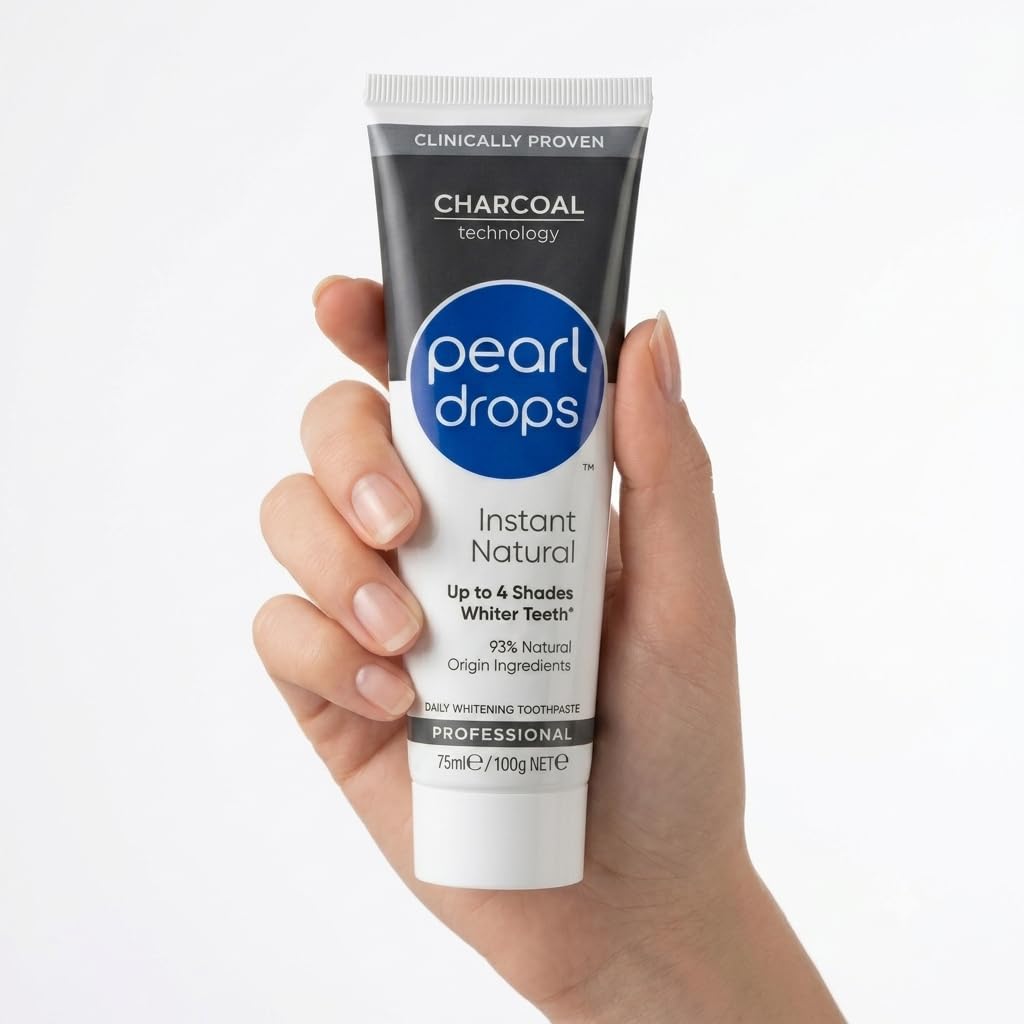 Pearl Drops Charbon Actif 75ml - côté du flacon