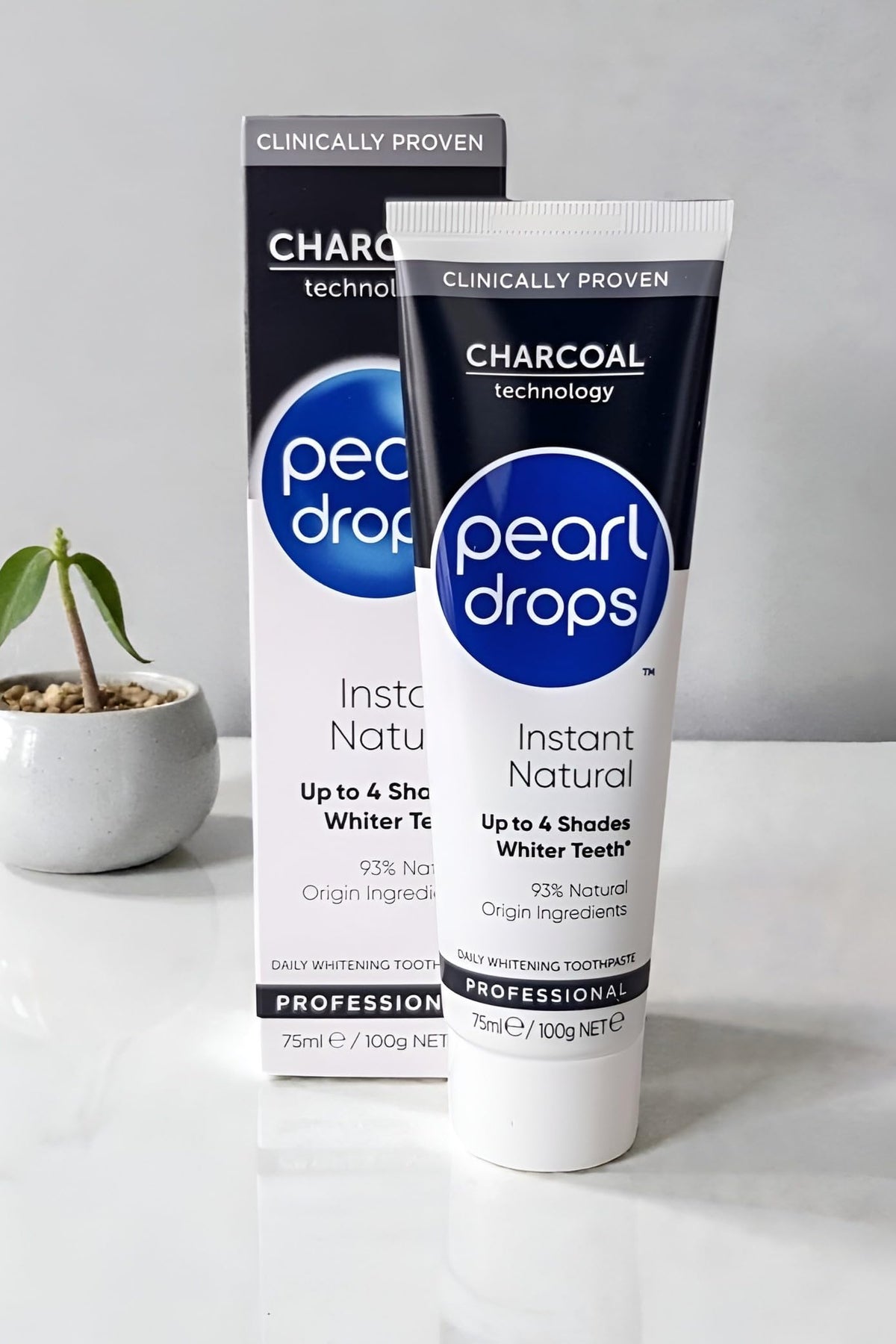 Pearl Drops Charbon Actif 75ml - flacon ouvert