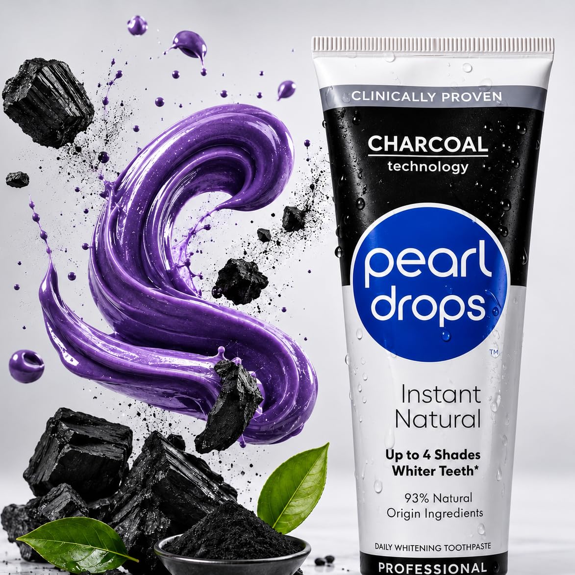 Pearl Drops Charbon Actif 75ml - texture du produit